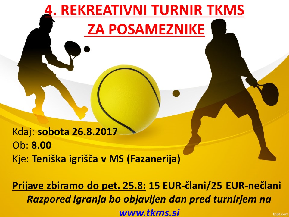 4. rekreativni turnir TKMS